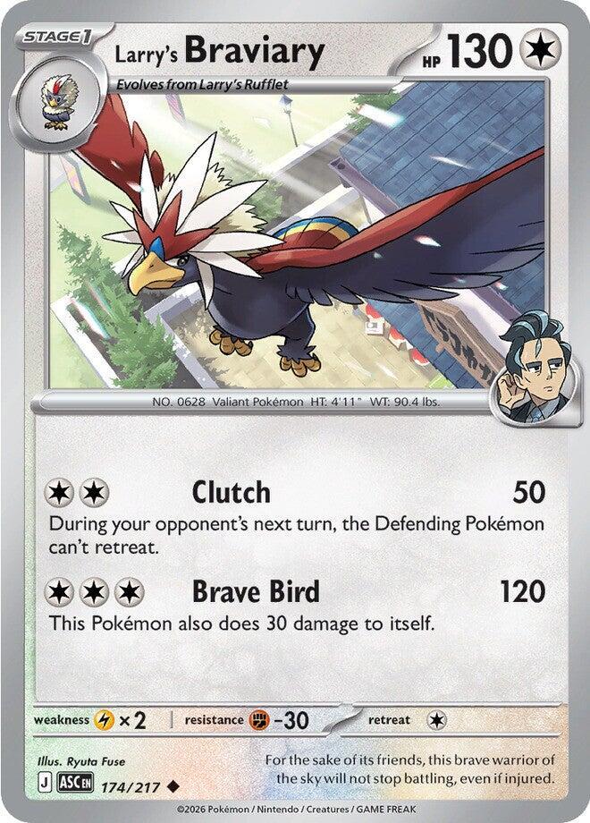 Ascended Heroes Larry's Braviary [Ball] Pokémon card